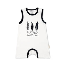 Load image into Gallery viewer, Baby Tank Romper in Black and White - EottonCanada
