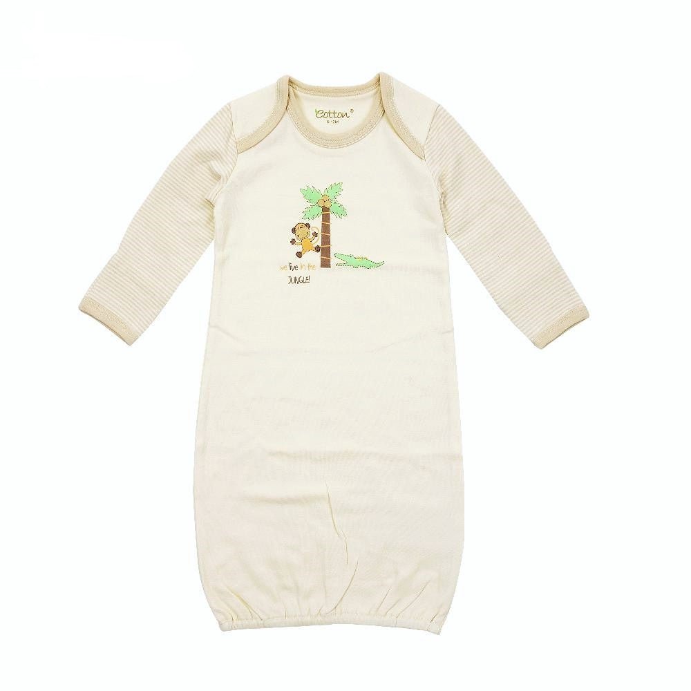 Organic Infant Clothes: Newborn Sleep Gown | Eotton Canada