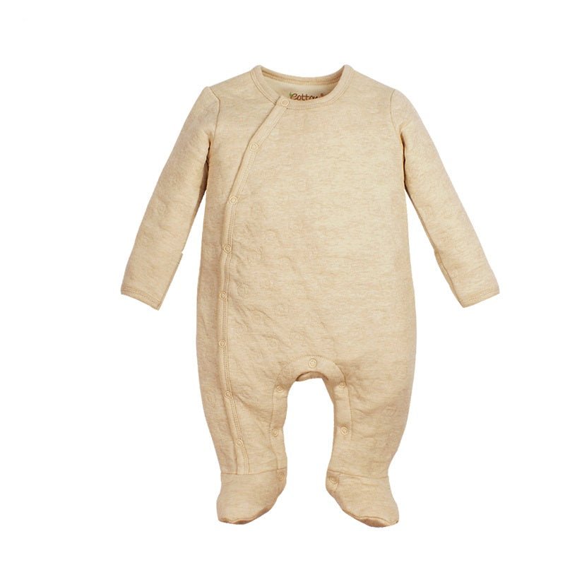 Unisex Baby Clothes: Organic Thermal Footie Jumpsuit