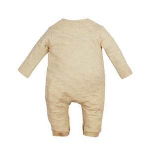 Organic Cotton Baby Thermal Romper | Quilted Baby Jumpsuits - EottonCanada