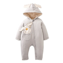 Load image into Gallery viewer, Organic Cotton Baby Snowsuit – Cozy Newborn Winter Clothes - EottonCanada
