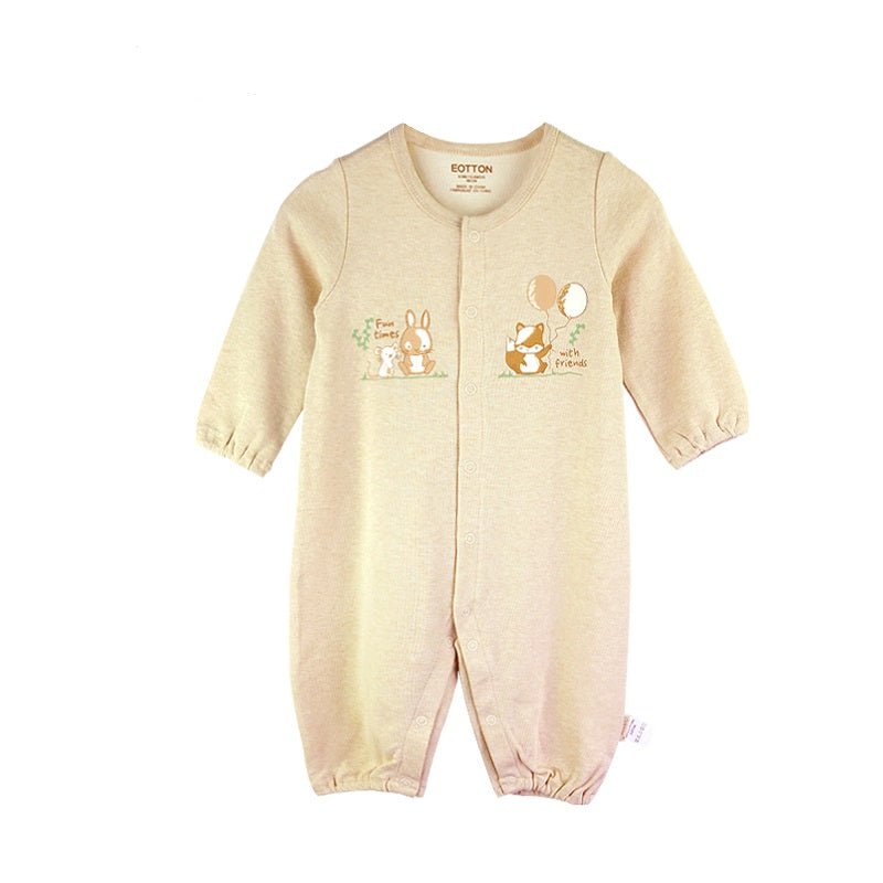 Organic Baby Romper & Sleep Gown - Fox
