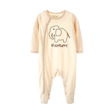 Load image into Gallery viewer, Organic Cotton Baby Bodysuit | Unisex Long Sleeve Romper - EottonCanada
