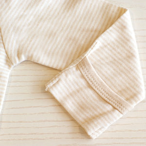 Organic Long Sleeve Baby Bodysuit | Best Newborn Clothes - Shoulder Snap - EottonCanada