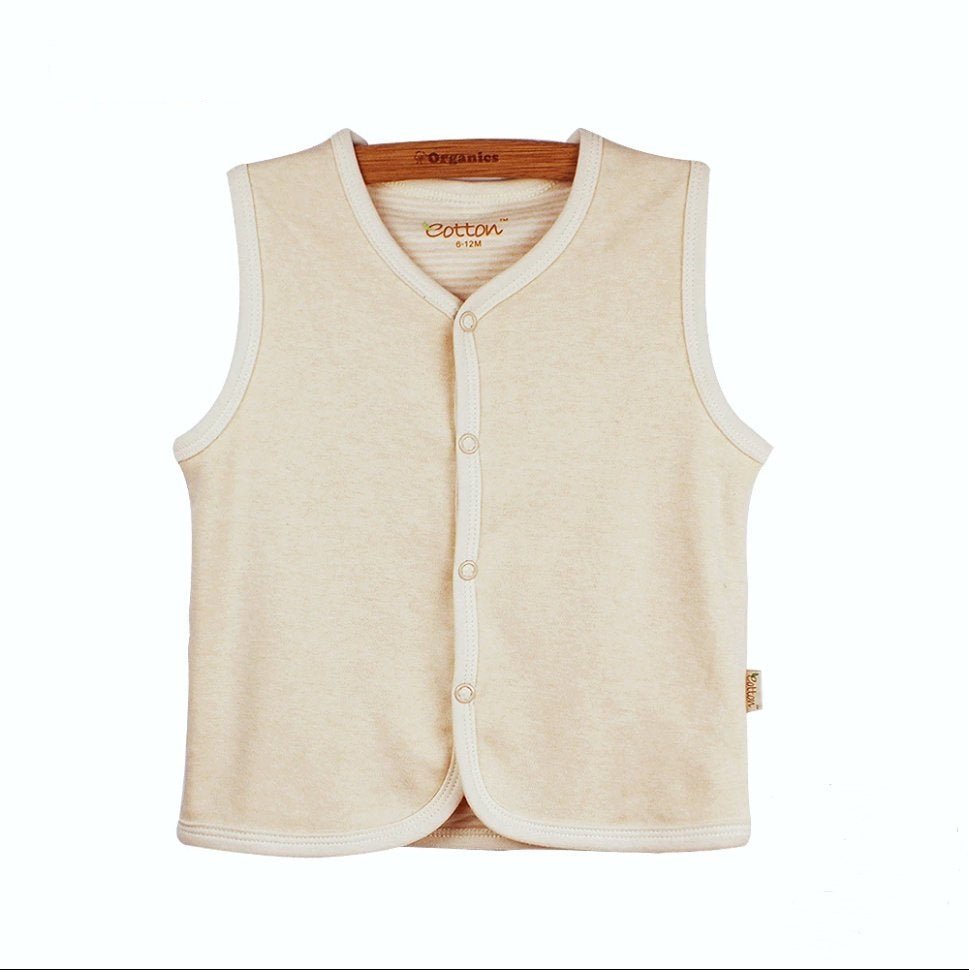 Baby Vest: Reversible Organic Newborn Vest - Double Layers Thermal Baby Clothes | Eotton Canada