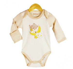 Long Sleeve Baby Onesies with Hand Covers | Baby Star Bodysuit - EottonCanada