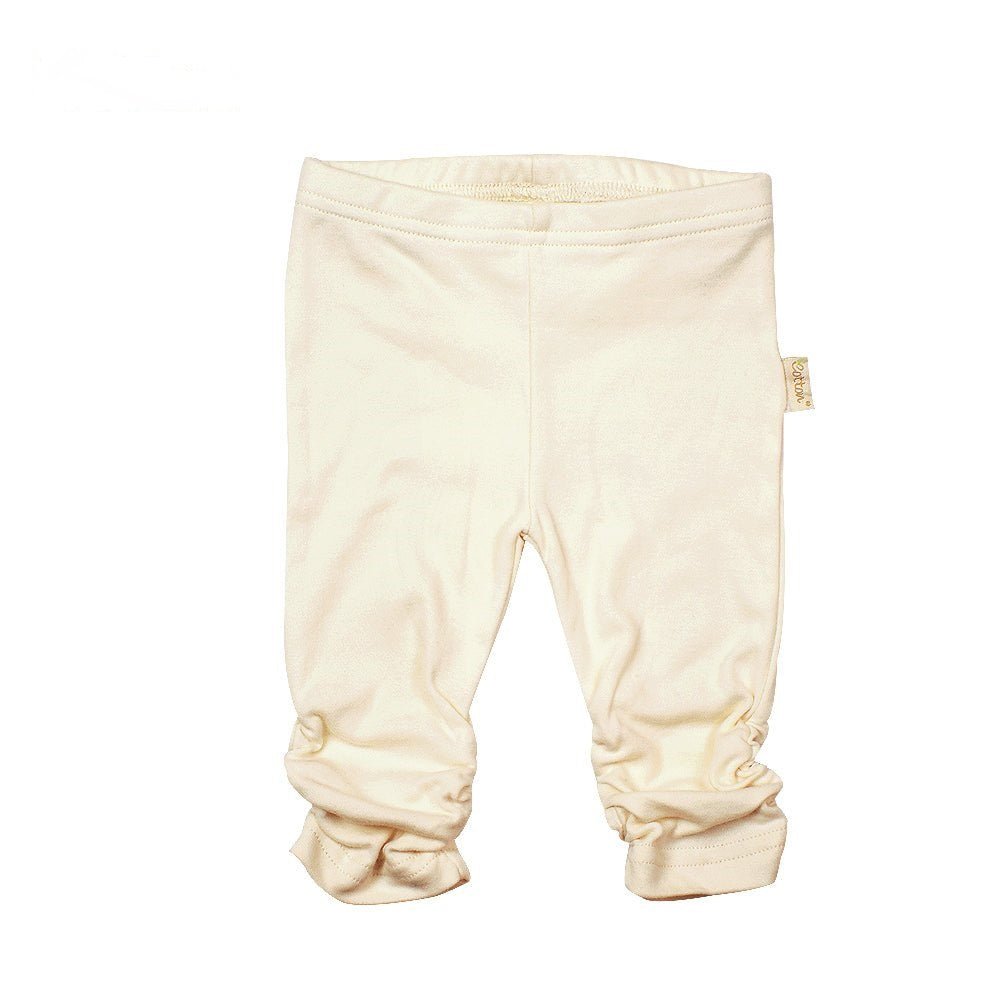 detail of the all season baby girl pan in nature white