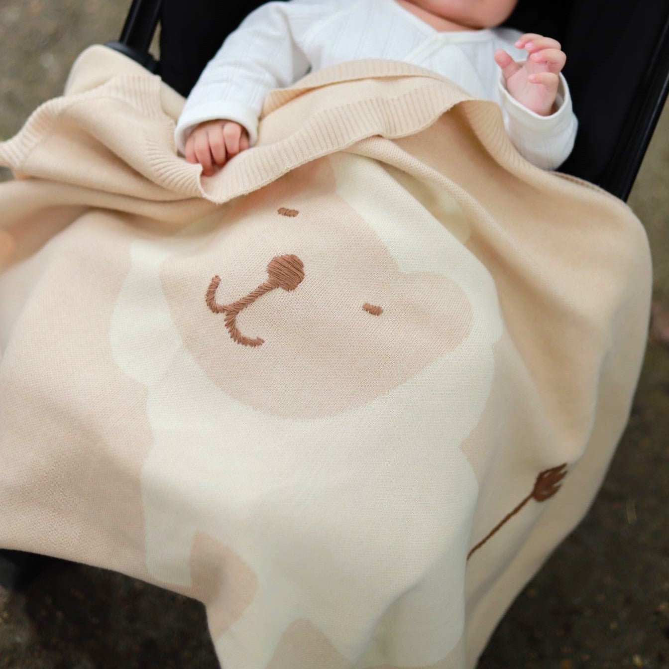 Best Organic Baby Blanket | Cable Knit Large Size Blankets | Eotton Canada