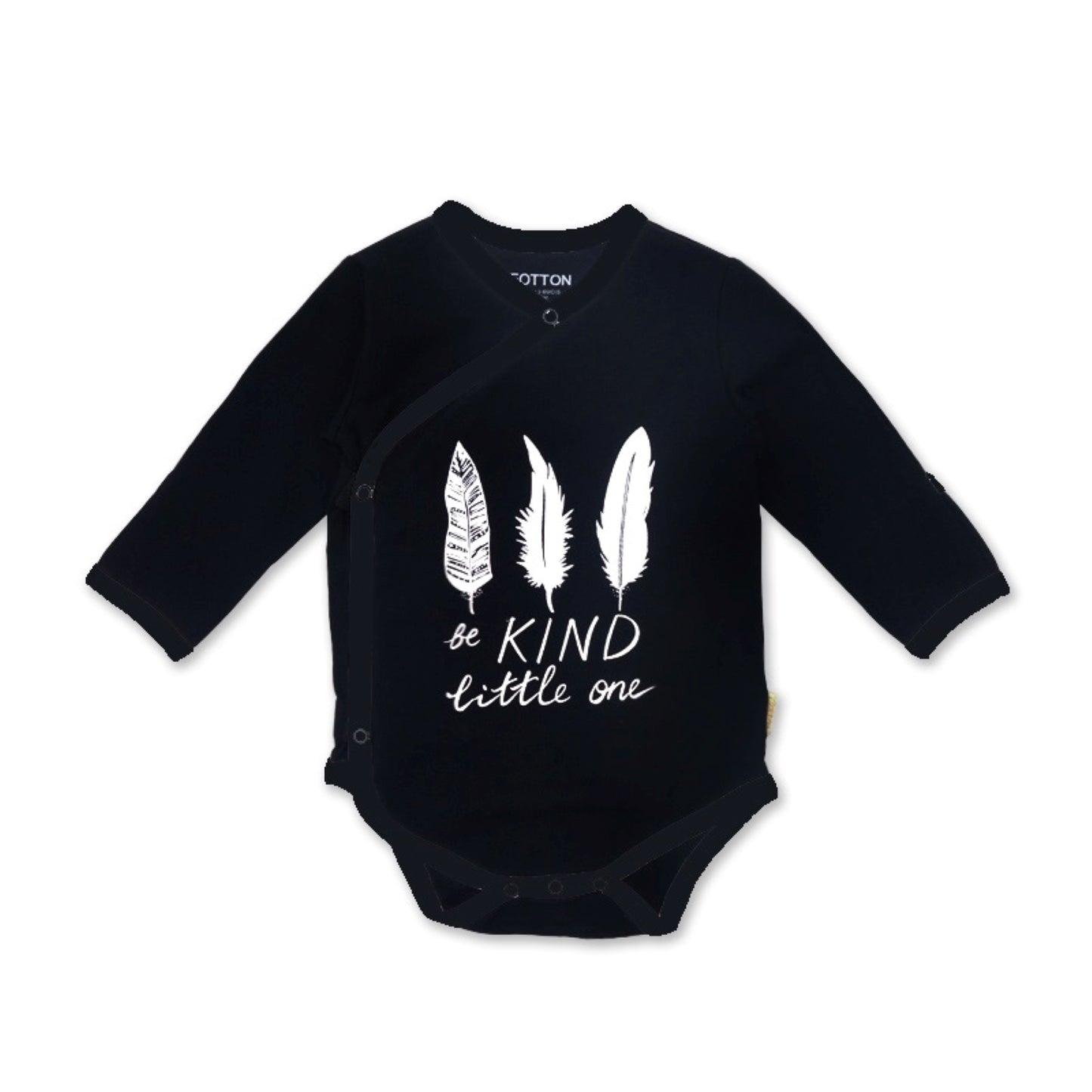 High-contrast black and white sensory infant clothes for visual development | Eotton Canada