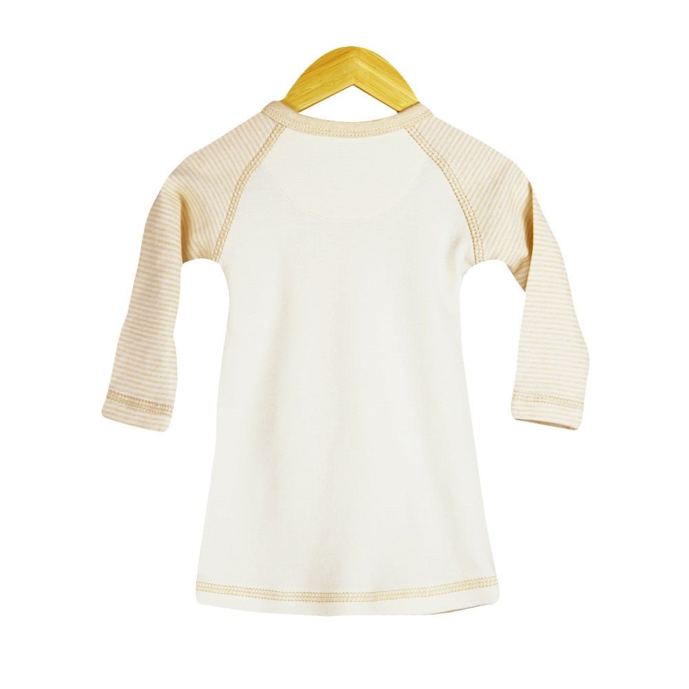 Side Snap Infant Shirts: Organic Cotton Baby Tee backside