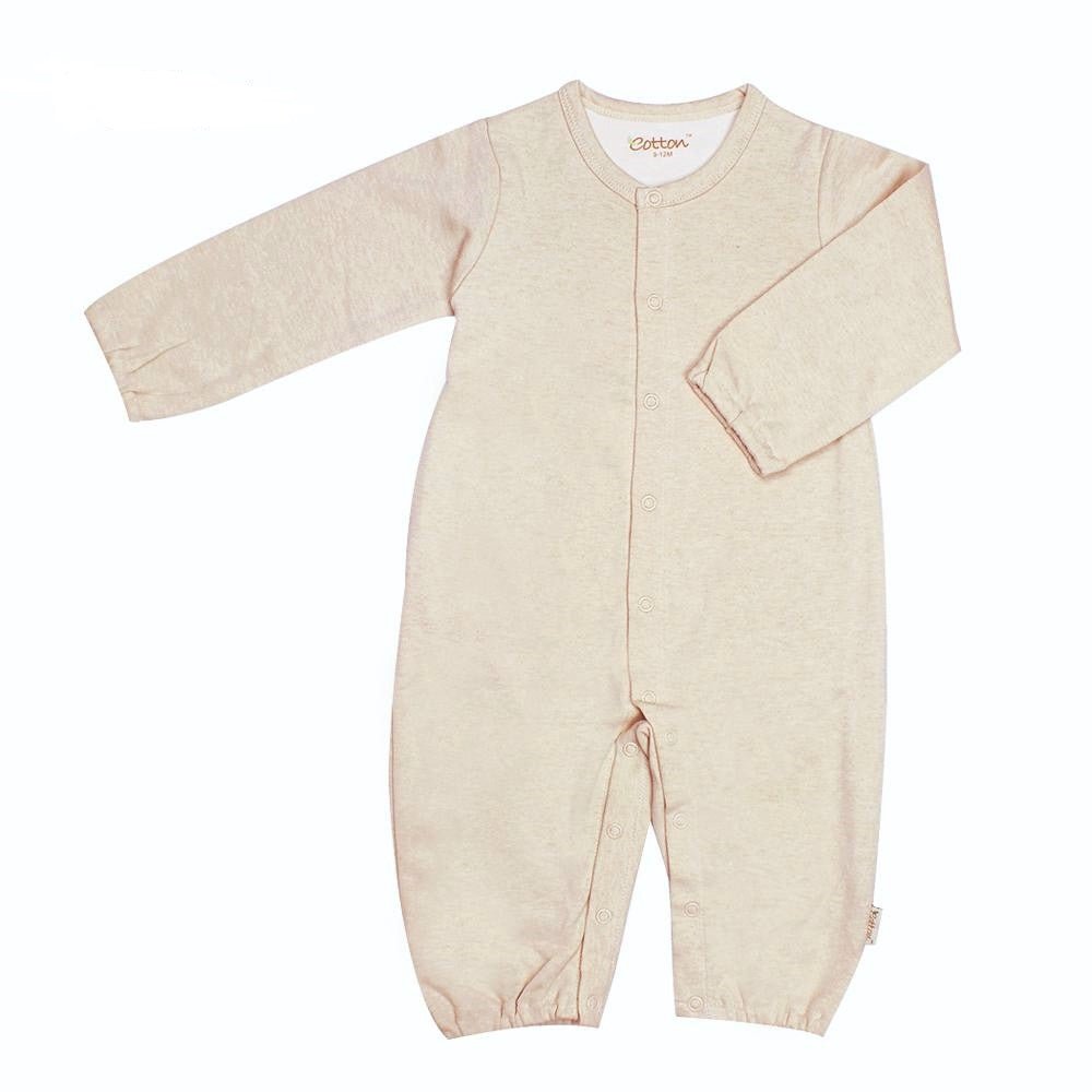 easy change baby sleep gown elastic bottom for diaper changes | Eotton