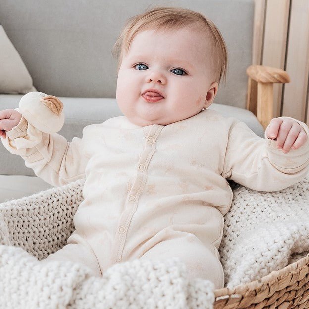 eczema friendly newborn romper set