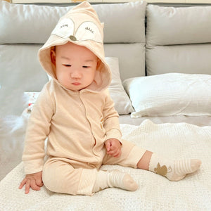 Organic Cotton Baby Clothes Hooded Romper | EottonCanada
