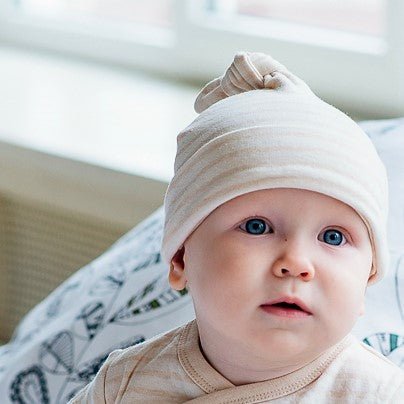 Newborn Hospital Beanie - Soft Organic Baby Beanie Hat 